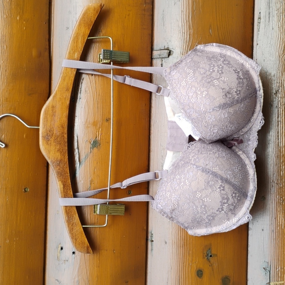 👙Gilligan & O’Malley 36D Push -up Lilac & Taupe Lac